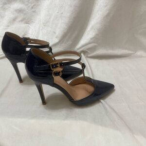 Elegant navy blue Stiletto Heels